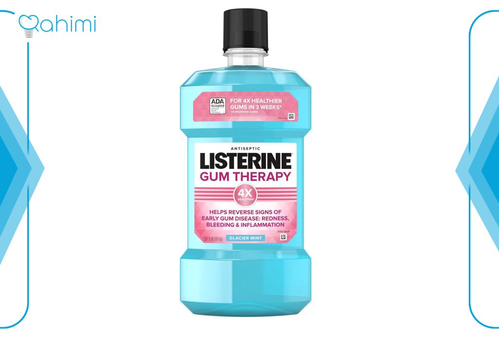 درمان عفونت لثه در خانه 6 lis gum therapy antiseptic mouthwash