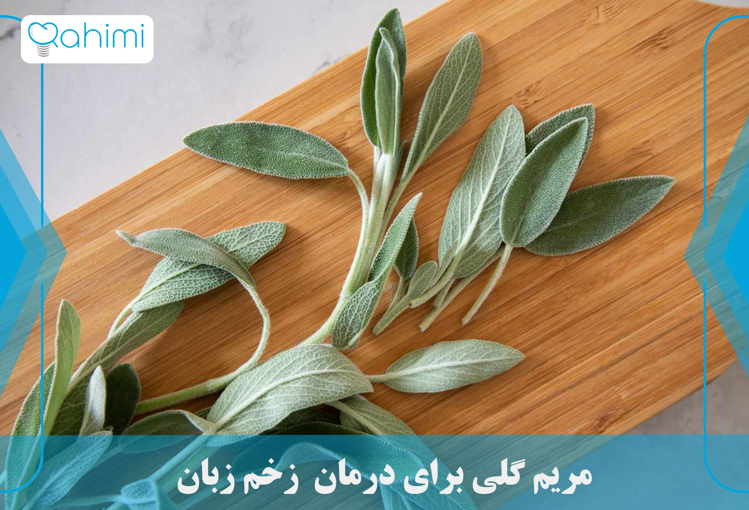 درمان آفت دهان و زخم زبان و لب 8 Sage to treat tongue ulcers